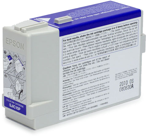 Epson SJIC15P(CMY): Ink cartridge for ColorWorks C3400 and TM-C610 (CMY) Epson SJIC15P(CMY): Ink cartridge for ColorWorks C3400 and TM-C610 (CMY)